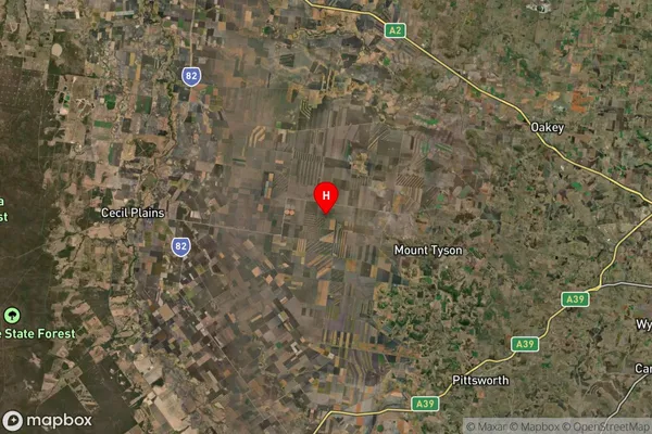 Bongeen,Queensland Satellite Map