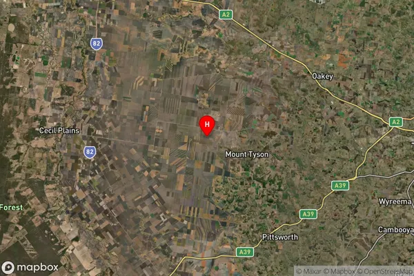 Evanslea,Queensland Satellite Map