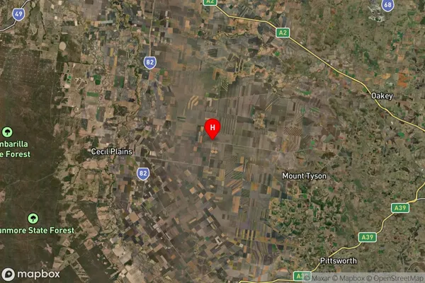 Norwin,Queensland Satellite Map