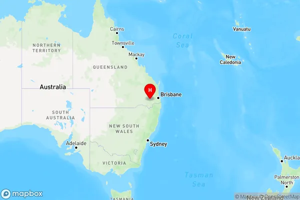 Scrubby Mountain,Queensland Region Map