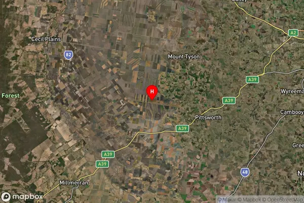 St Helens,Queensland Satellite Map