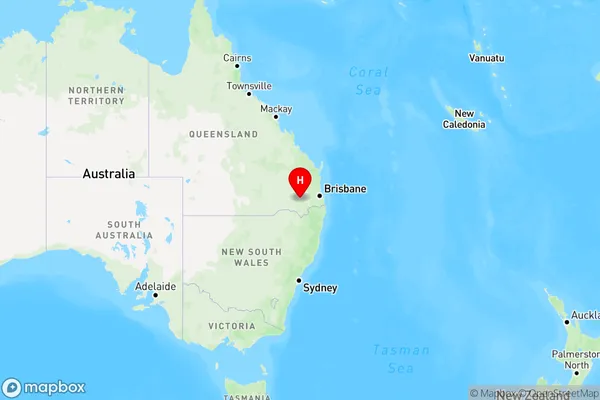 Lemontree,Queensland Region Map