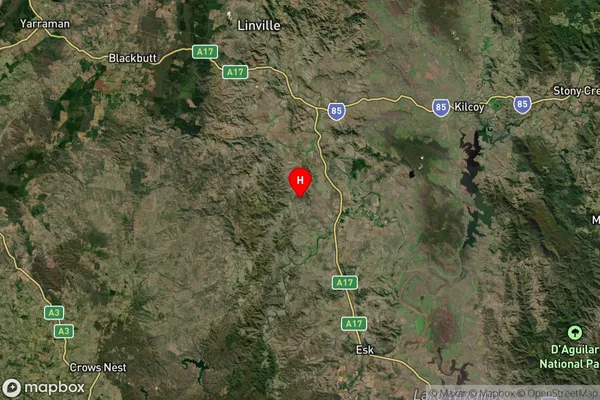 Ivory Creek,Queensland Satellite Map