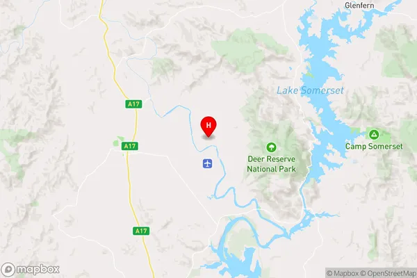 Lower Cressbrook,Queensland Area Map