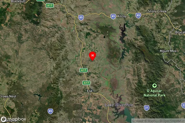 Mount Beppo,Queensland Satellite Map