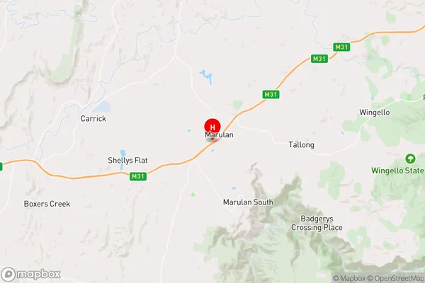 Marulan South,New South Wales Area Map