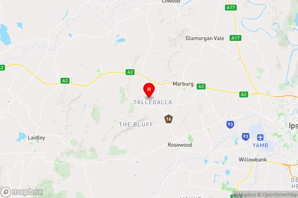 Tallegalla,Queensland Area Map