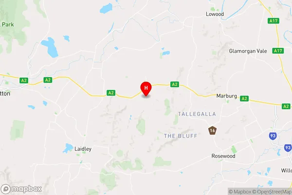 Hatton Vale,Queensland Area Map