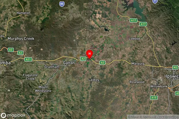 Crowley Vale,Queensland Satellite Map