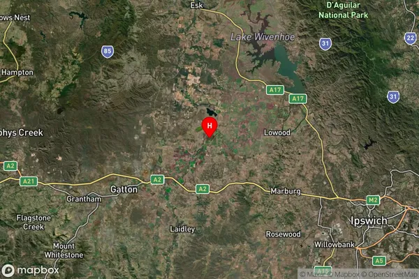 Lynford,Queensland Satellite Map