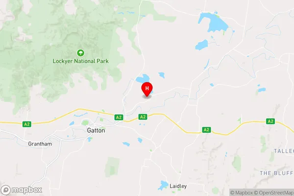 Lake Clarendon,Queensland Area Map