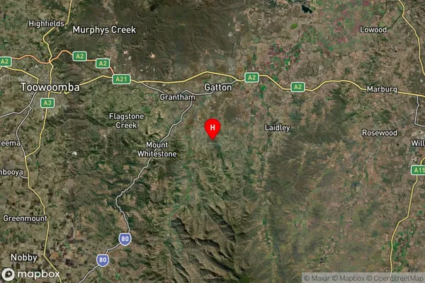 Ropeley,Queensland Satellite Map