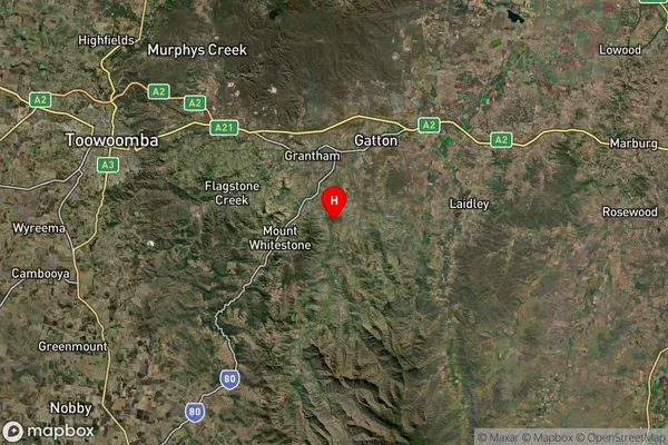 Upper Tenthill,Queensland Satellite Map