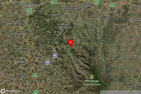 Woodbine,Queensland Satellite Map