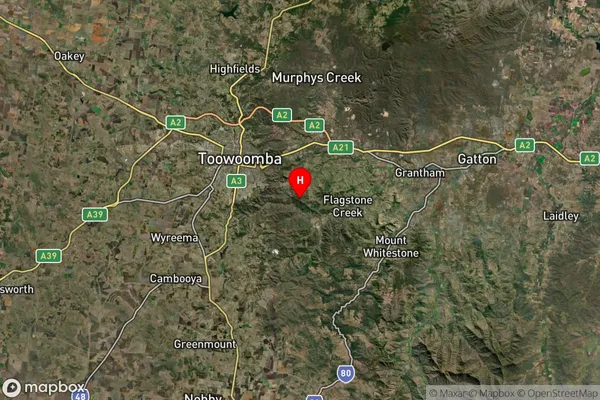 Silver Pinch,Queensland Satellite Map