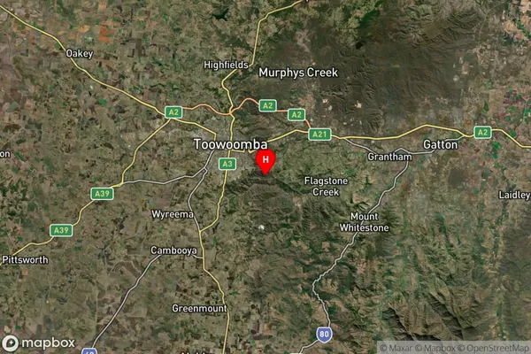 Silver Ridge,Queensland Satellite Map