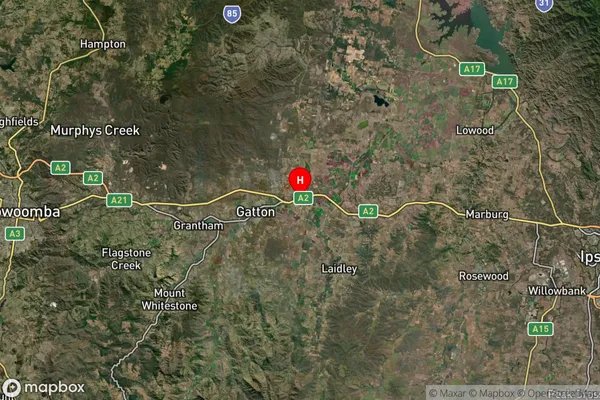 Gatton College,Queensland Satellite Map