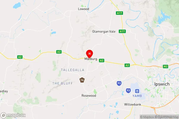 Marburg,Queensland Area Map