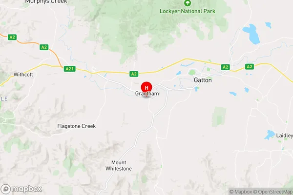 Grantham,Queensland Area Map