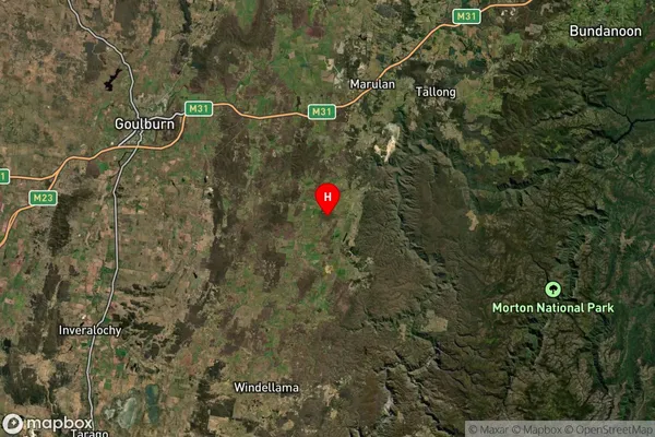 Bungonia,New South Wales Satellite Map