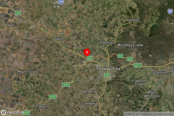 Charlton,Queensland Satellite Map