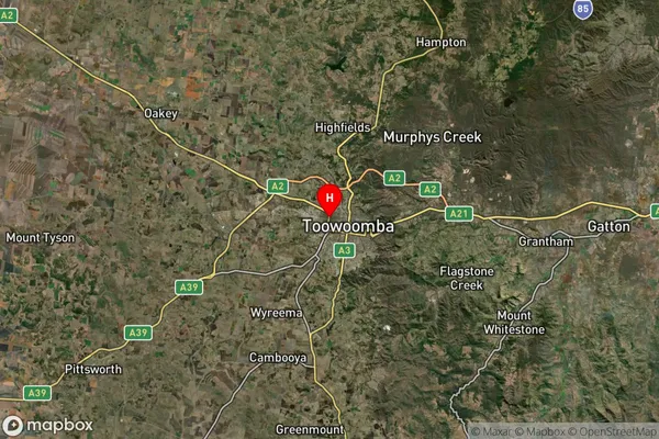 Newtown,Queensland Satellite Map