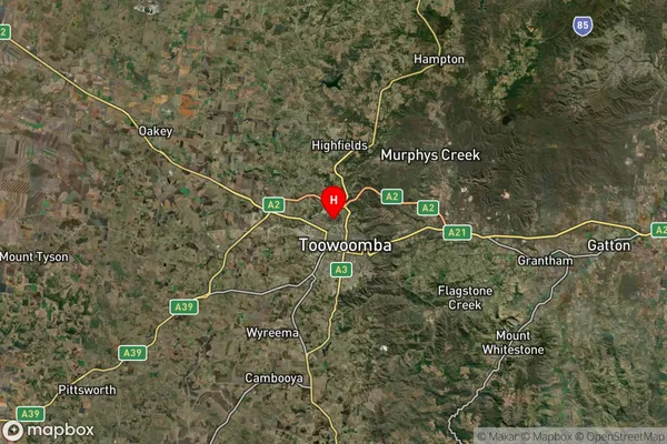 Rockville,Queensland Satellite Map