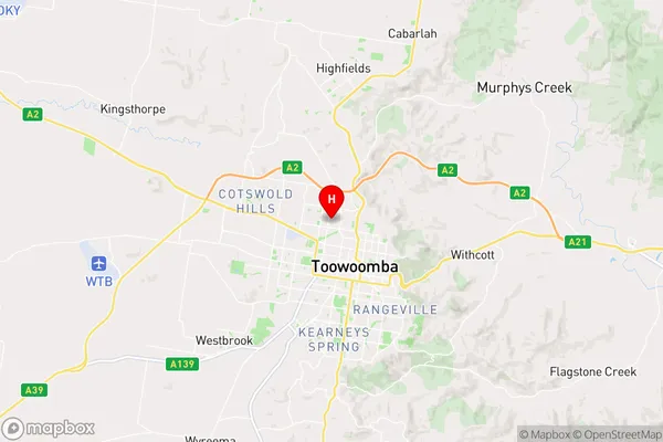 Rockville,Queensland Area Map