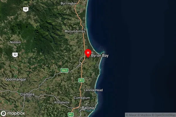 St Helena,New South Wales Satellite Map