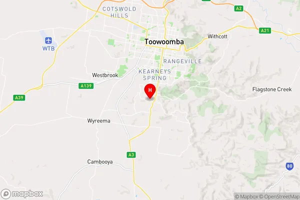 Top Camp,Queensland Area Map