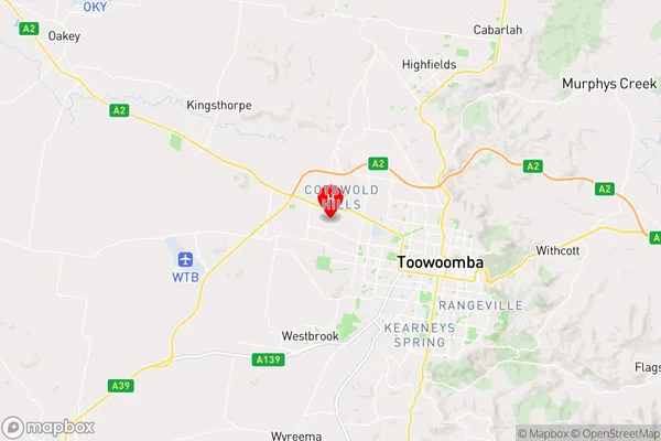 Torrington,Queensland Area Map