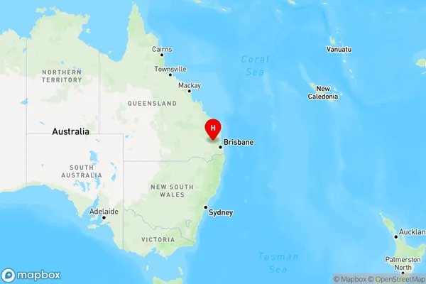 Blackbutt South,Queensland Region Map