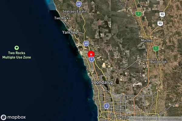 Ridgewood,Western Australia Satellite Map