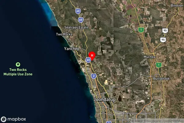 Carabooda,Western Australia Satellite Map