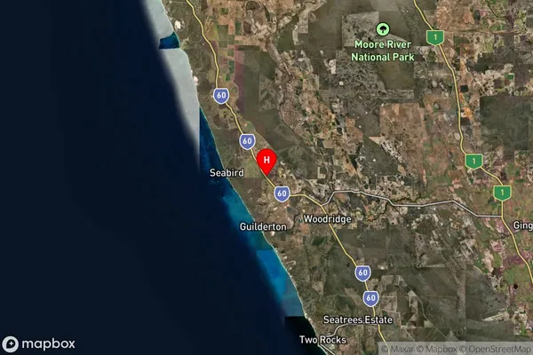 Gabbadah,Western Australia Satellite Map