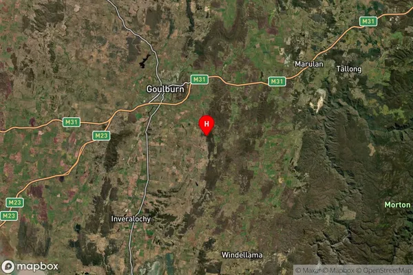 Gundary,New South Wales Satellite Map