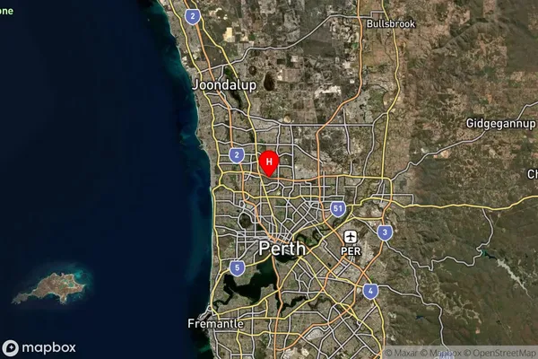 Westminster,Western Australia Satellite Map