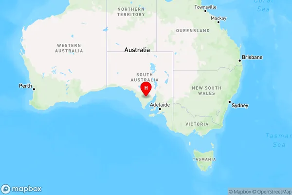 Panitya,South Australia Region Map