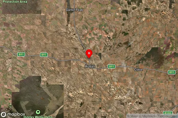 Rudall,South Australia Satellite Map