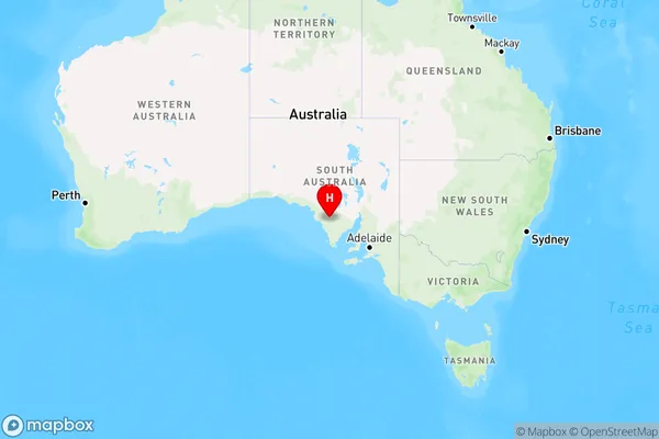 Paney,South Australia Region Map