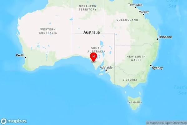 Mount Damper,South Australia Region Map