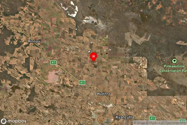 Pygery,South Australia Satellite Map