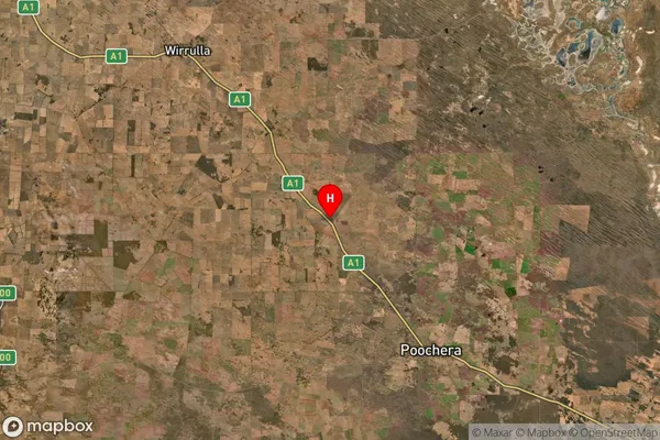 Cungena,South Australia Satellite Map