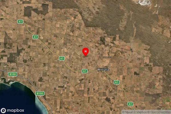 Pimbaacla,South Australia Satellite Map