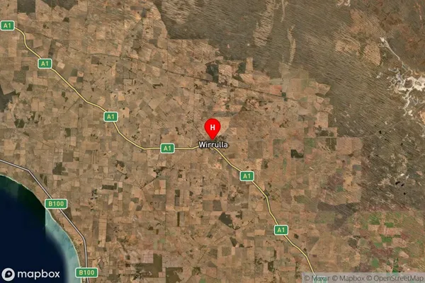 Wirrulla,South Australia Satellite Map