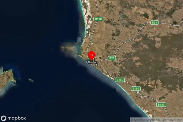 Elliston,South Australia Satellite Map