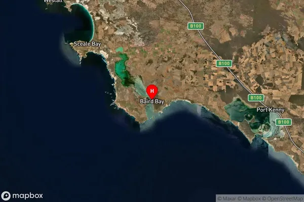 Baird Bay,South Australia Satellite Map