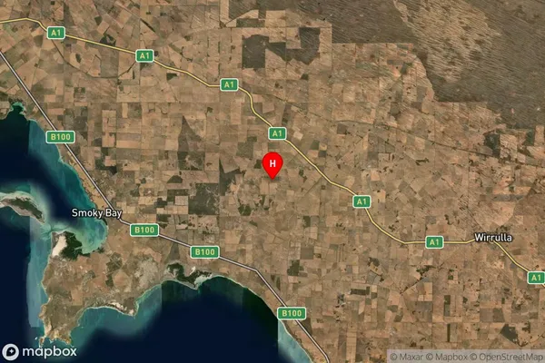 Carawa,South Australia Satellite Map