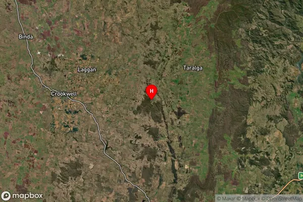 Mount Rae,New South Wales Satellite Map