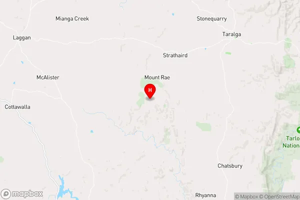 Mount Rae,New South Wales Area Map